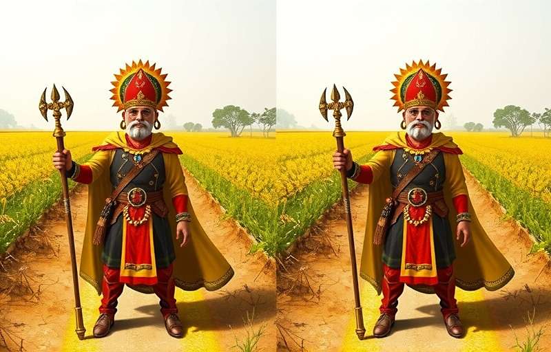 Cumin Legend Champion Regional Differences Comparison of North and South India versions of Cumin Legend Champion showing different spices and farm designs