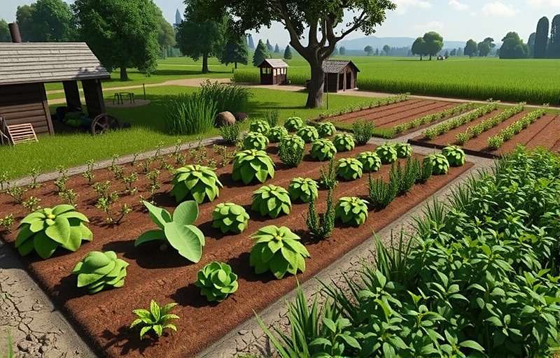 Cumin Legend Champion Spice Cultivation Cumin Legend Champion gameplay showing a player's spice farm with various crops growing in different plots